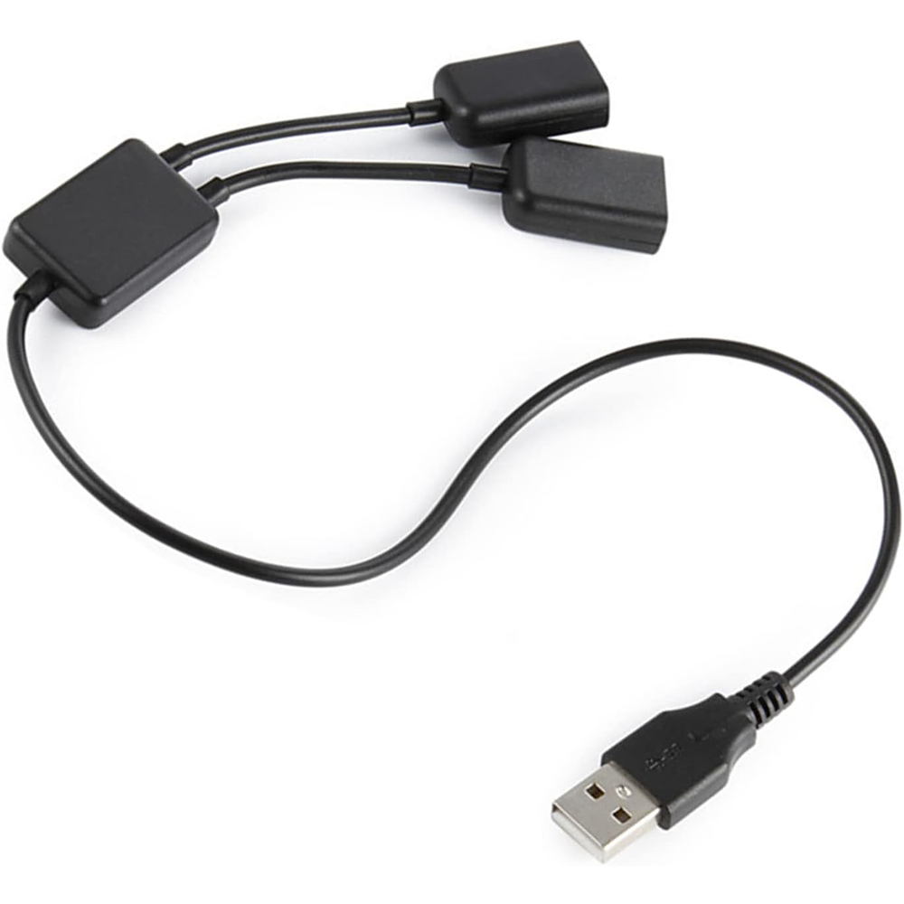 Adaptador USB-A macho a USB-A hembra doble - Imagen 2